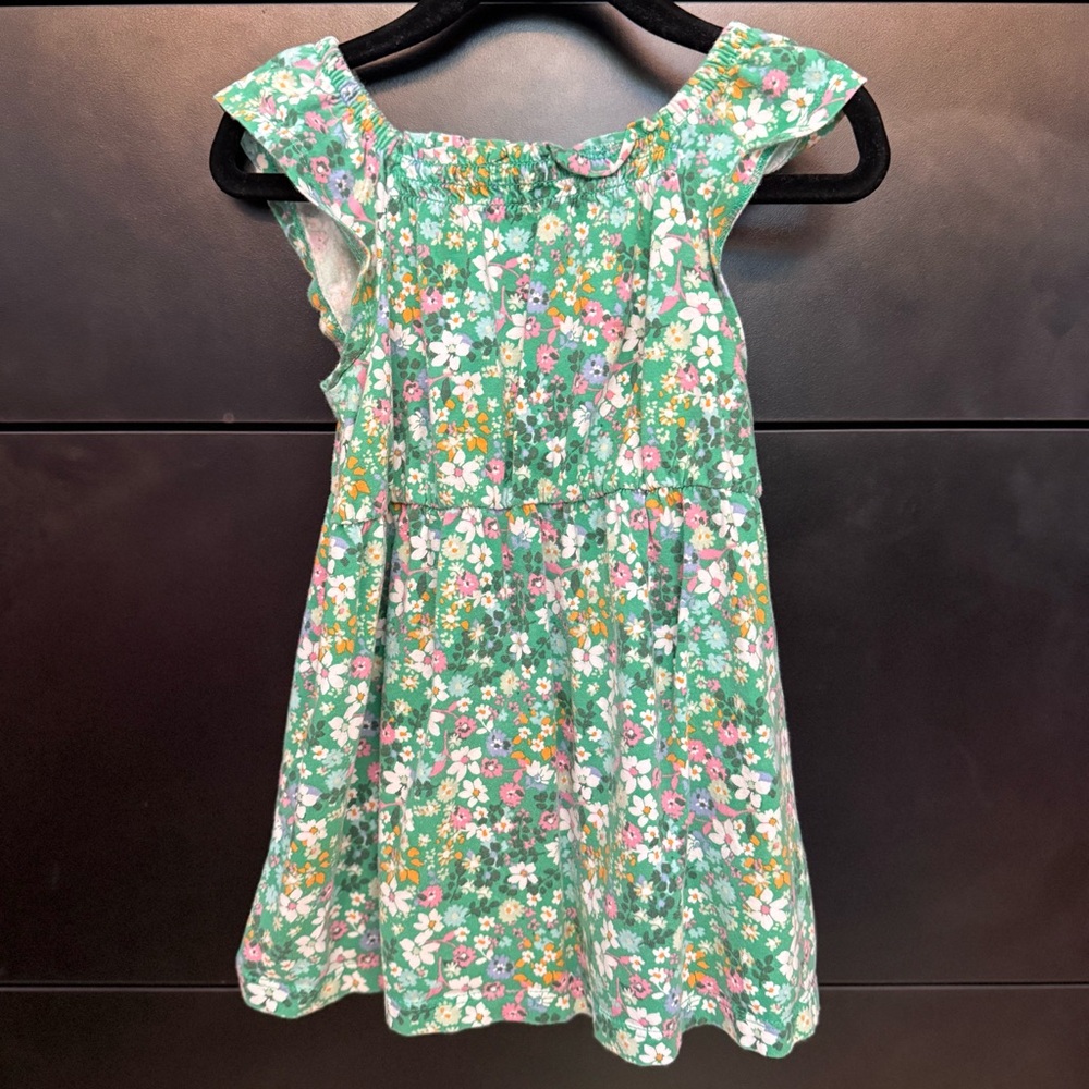 Carter’s Floral Green Kids Dress